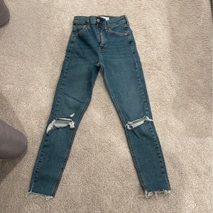 Topshop Distressed Jeans